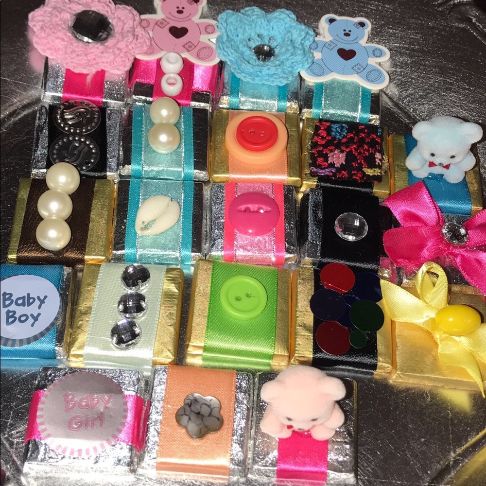 beautifully decorated chocolates and sweets!